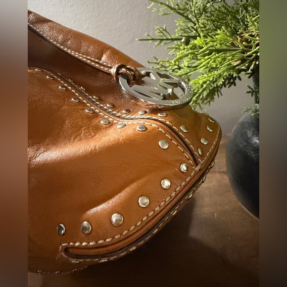 Michael Kors Uptown Astor Studded Shoulder Bag - Picture 5 of 16